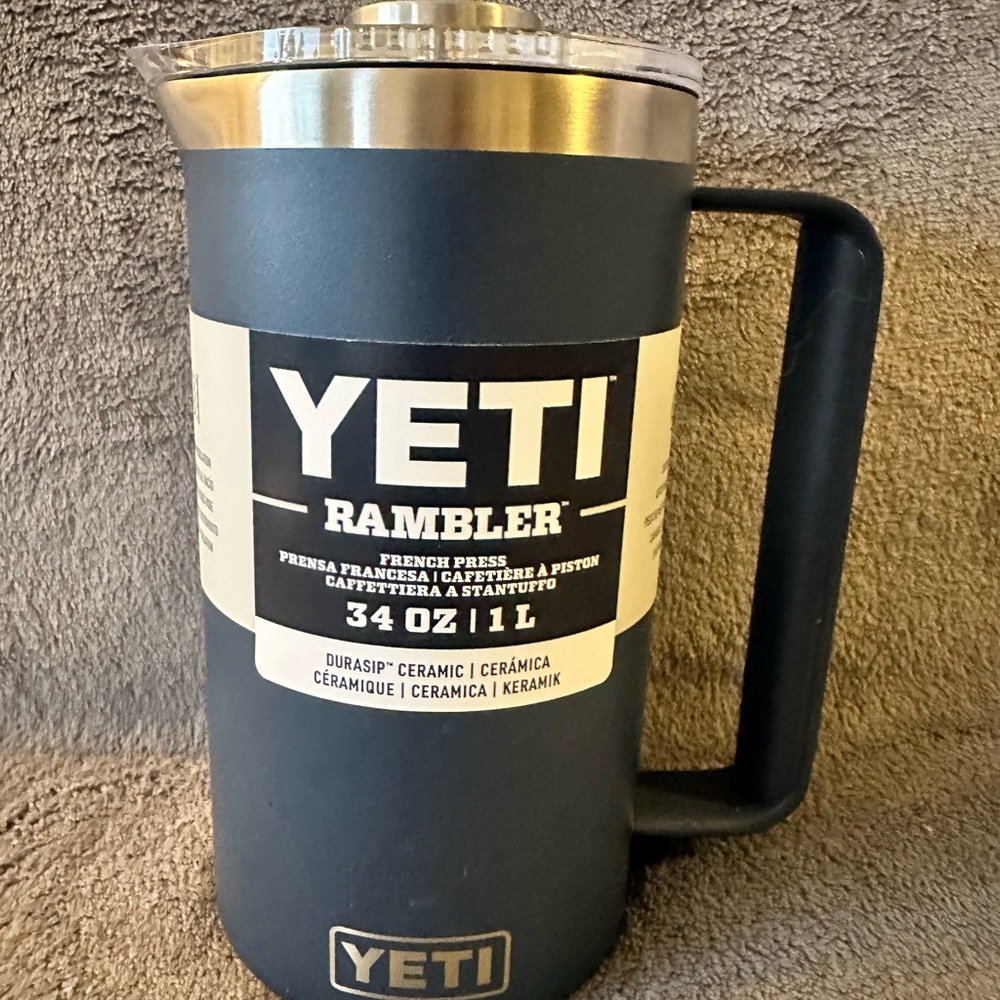 YETI Rambler 34 oz / 1L French Press in Blue